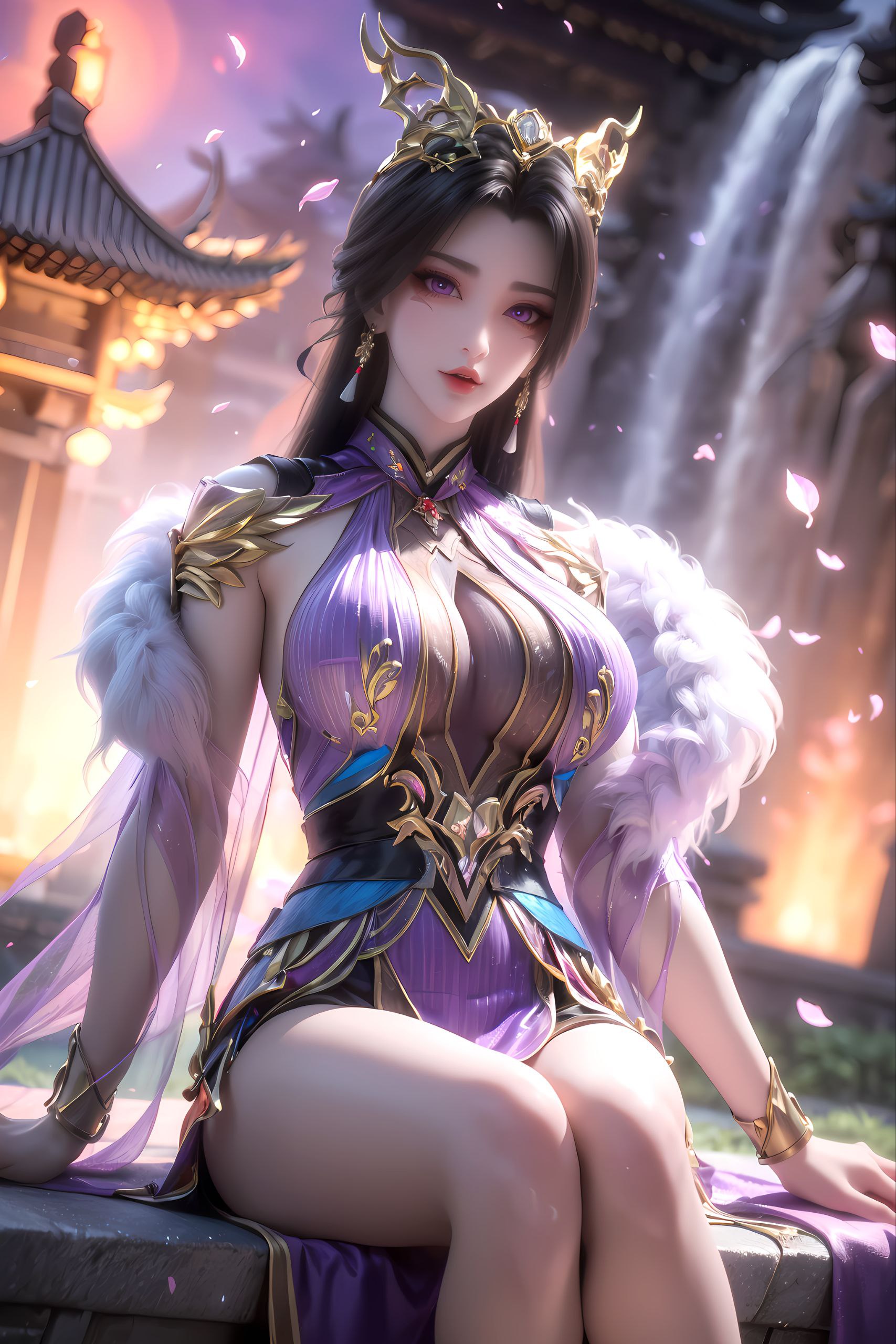 人群观看